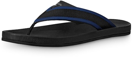Louis Vuitton Mirabeau Taïga Leather Slipper 'Blue Black' 1A58EE Louis Vuitton Mirabeau Taïga Leather Slipper 'Blue Black' 1A58EE