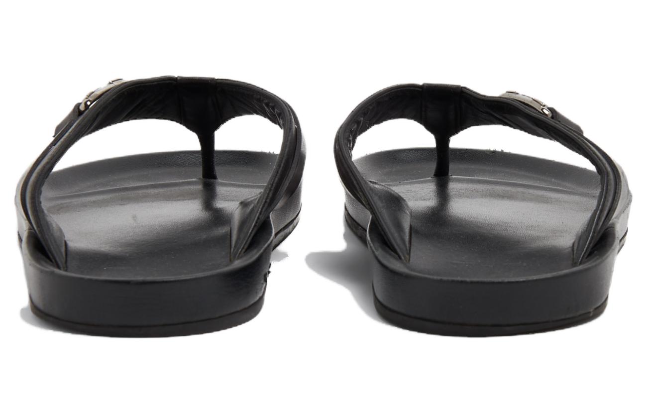 Shop Louis Vuitton Mirabeau Tongs ''Cuir Noir'' 1A7Y7R