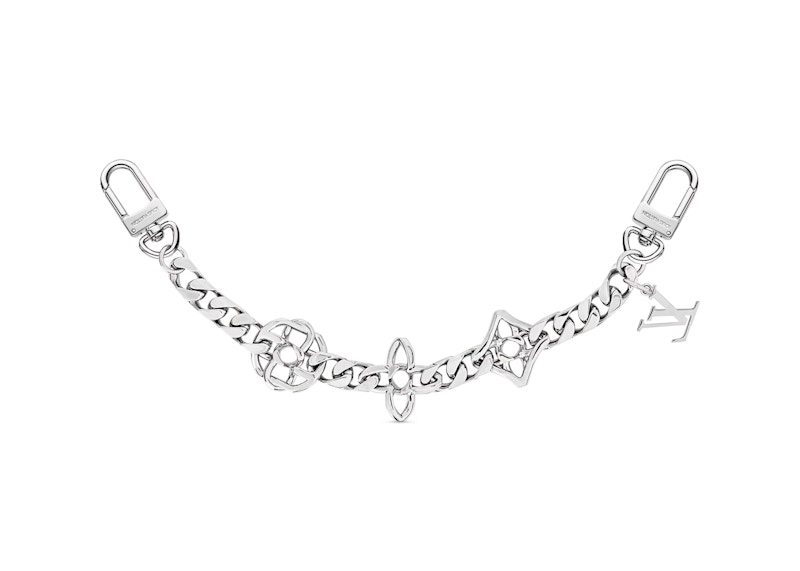 Louis Vuitton MNG Giant Chain Key Holder and Bag Charm Silver 圖 2