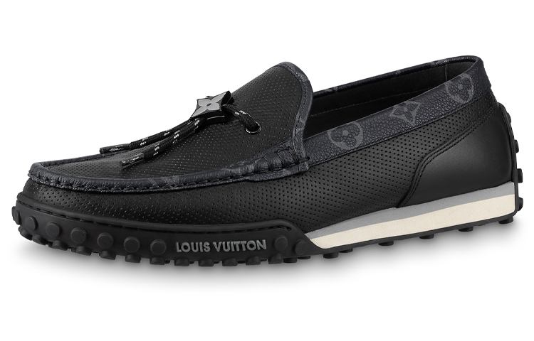 Louis Vuitton Moccasin 'Black Calfskin' 1A9ZH6