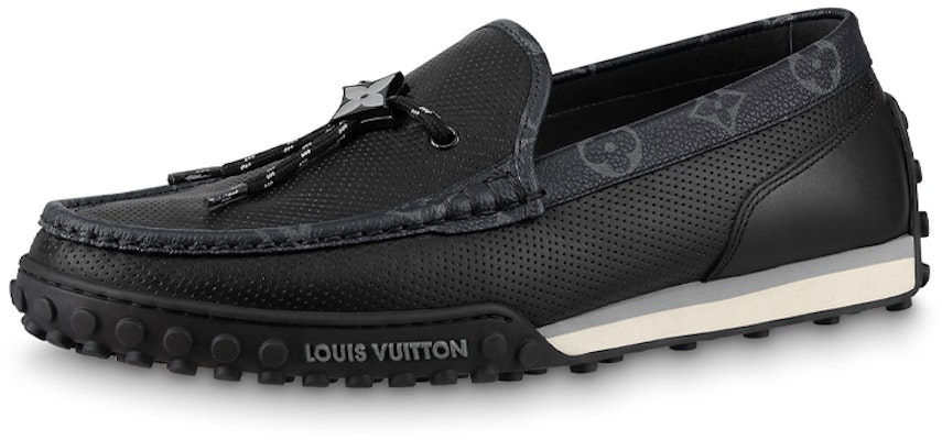 Louis Vuitton Moccasin 'Black Calfskin' 1A9ZH6 Buy Louis Vuitton Moccasin 'Black Calfskin' 1A9ZH6