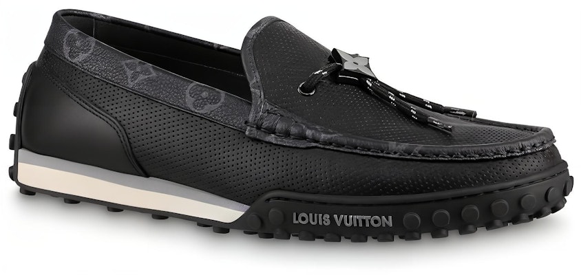 Louis Vuitton Moccasin 'Black Calfskin' 1A9ZH6 Order Louis Vuitton Moccasin 'Black Calfskin' 1A9ZH6