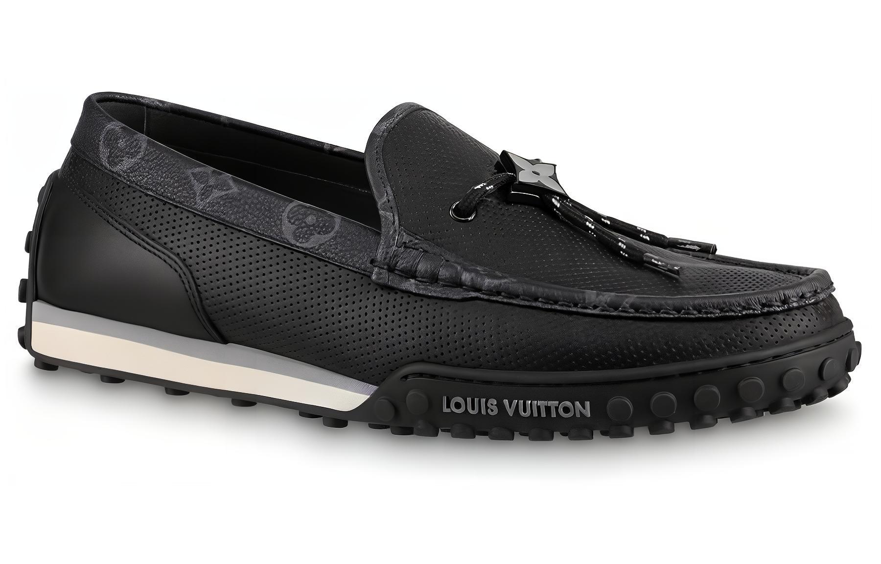 Order Louis Vuitton Moccasin 'Black Calfskin' 1A9ZH6