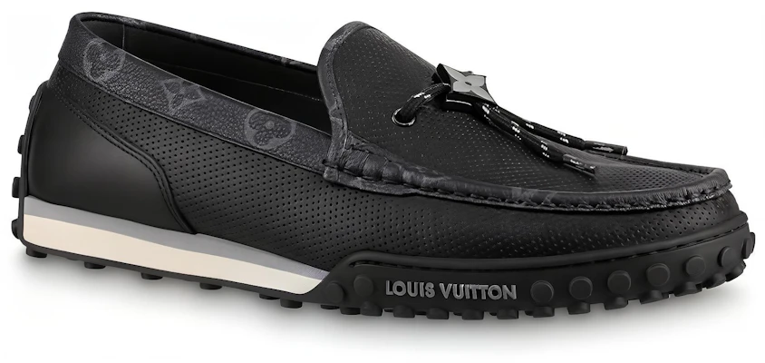 Louis Vuitton Moccasin 'Black Calfskin' 1A9ZH6 Order Louis Vuitton Moccasin 'Black Calfskin' 1A9ZH6