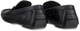 Purchase Louis Vuitton Kasut Moccasin 'Kulit Butiran Hitam' 1A9F9K
