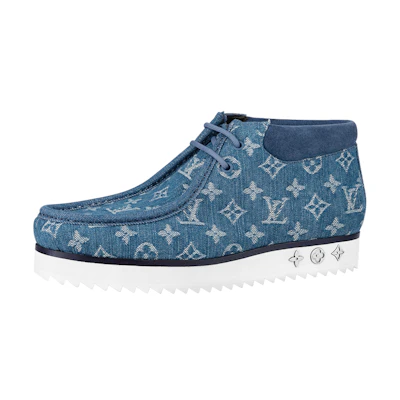LV Mods Ankle Boots 'Denim Monogram'