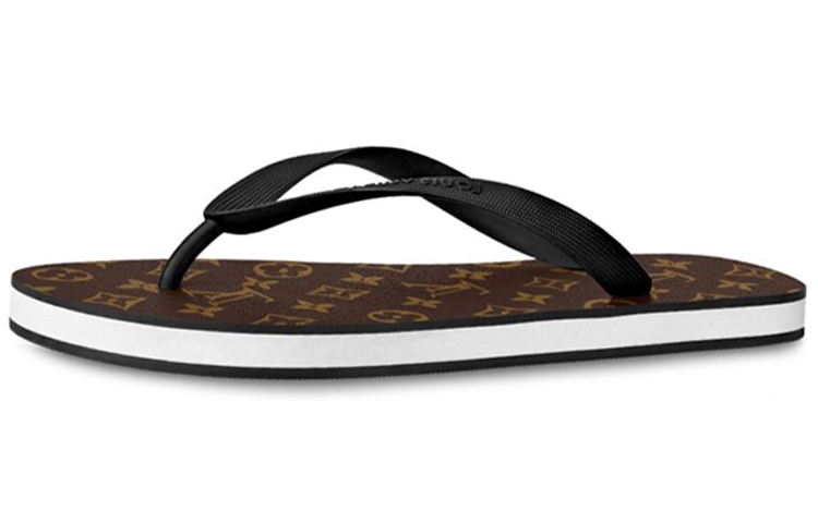 Louis Vuitton Molitor Monogram Slide 'Brown Rubber' 1A7RP4