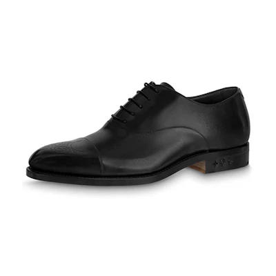 LV Monceau Flex Richelieu Derby Shoes 'Black'