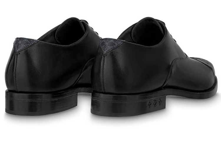 LV Monceau Flex Richelieu Derby Shoes 'Black' 圖 4
