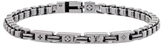 Buy LOUIS VUITTON Monogram 925 Silver Unisex Couple Bracelet - Silver M1149