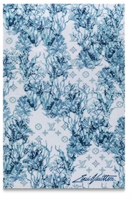 Louis Vuitton Monogram Aquagarden Beach Towel Blue Buy Louis Vuitton Monogram Aquagarden Beach Towel Blue