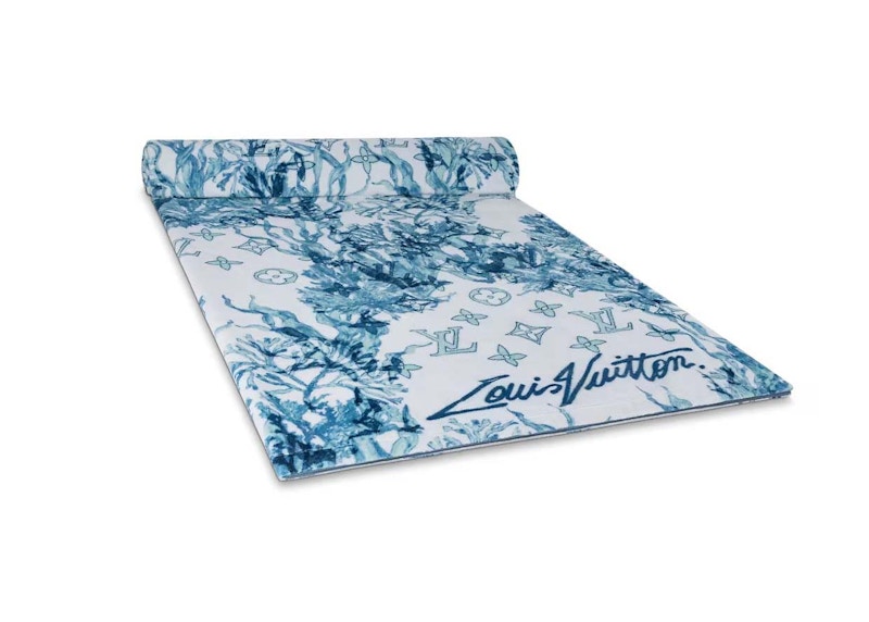 Order 루이비통 모노그램 아쿠아가든 비치타월 블루 

