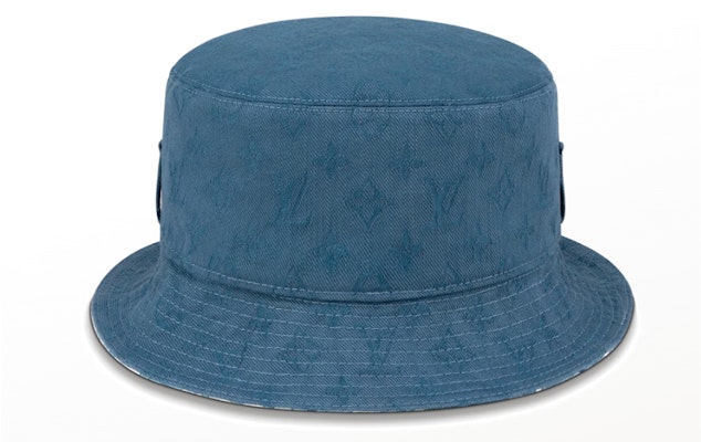 루이비통 모노그램 아쿠아틱 가든 코튼 버킷햇 블루/화이트 유니섹스 M7139 Shop 루이비통 모노그램 아쿠아틱 가든 코튼 버킷햇 블루/화이트 유니섹스 M7139