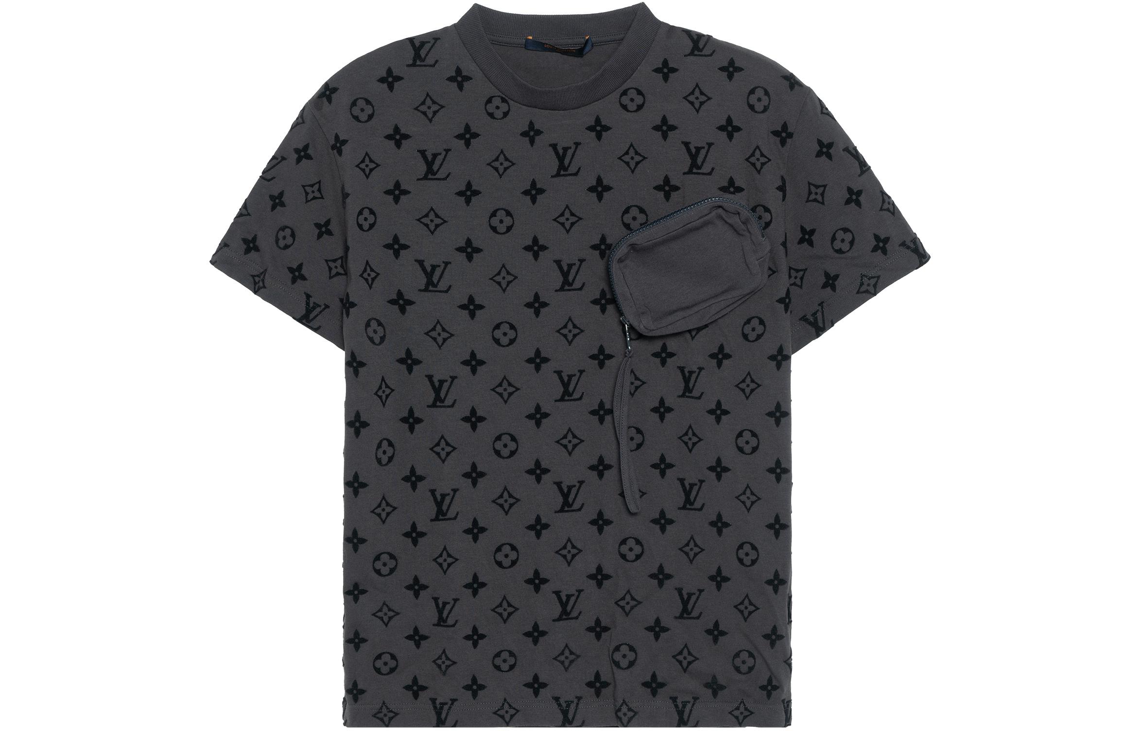 Order 路易威登 Monogram 短袖扣環T恤 淺灰色 1A7QDQ