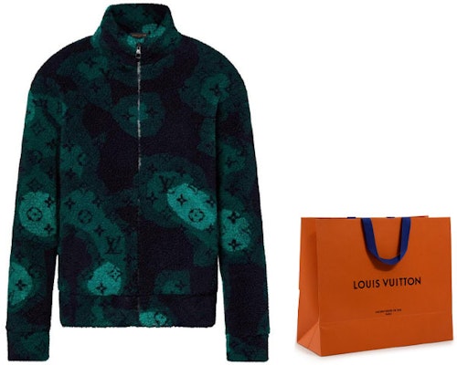 루이비통 모노그램 카모 로고 스웨이드 벨티드 재킷 그린. 1AATYT Cheap 루이비통 모노그램 카모 로고 스웨이드 벨티드 재킷 그린. 1AATYT