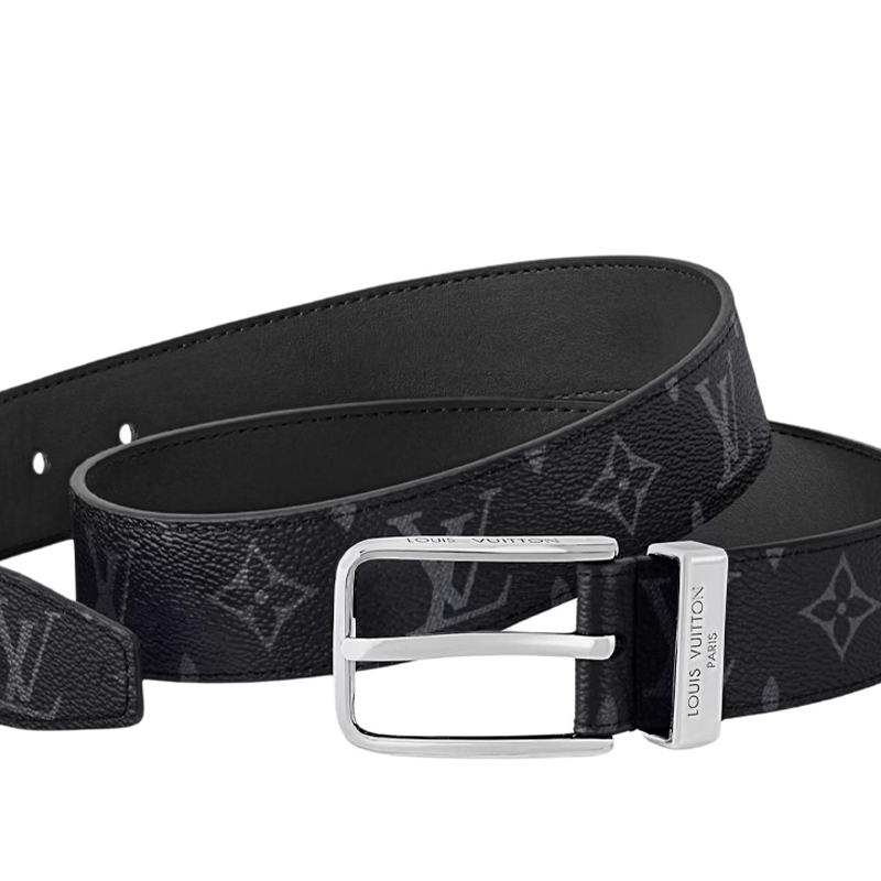 Lookbook LOUIS VUITTON Monogram Canvas Belt Black 35CM Wide M8859S