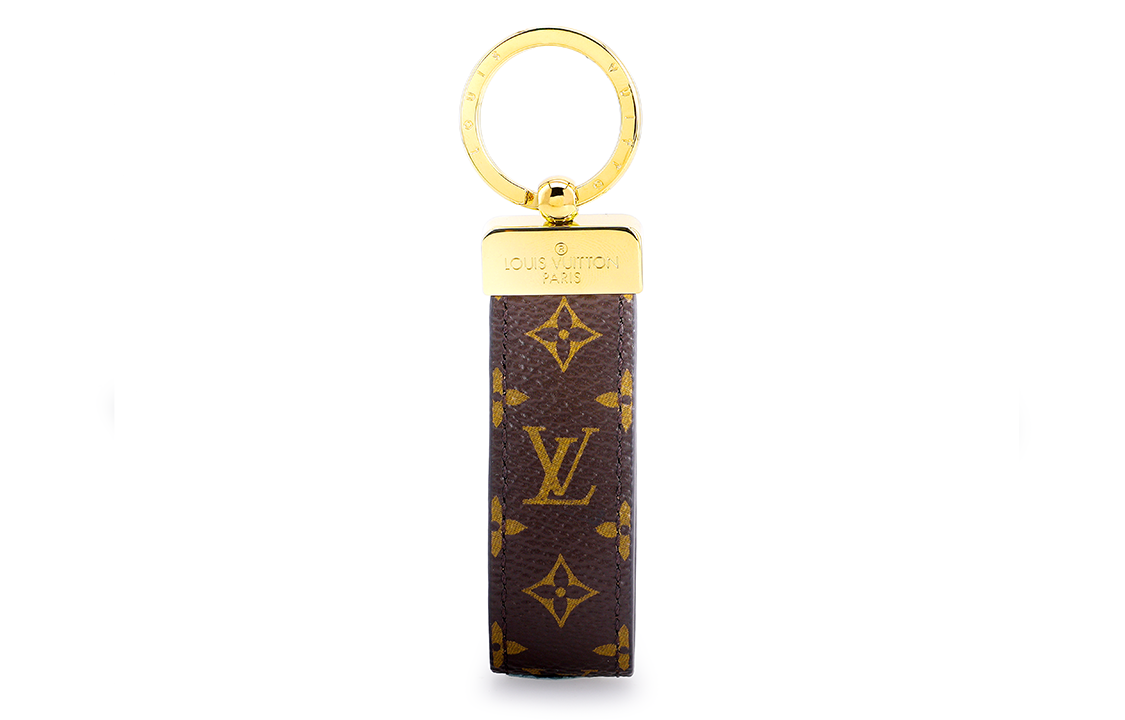 Louis Vuitton Monogram Canvas Keychain Unisex Couple Brown M65221 圖 2