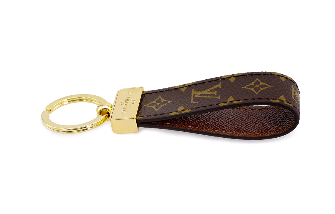 Louis Vuitton Monogram Canvas Keychain Unisex Couple Brown M65221 圖 4