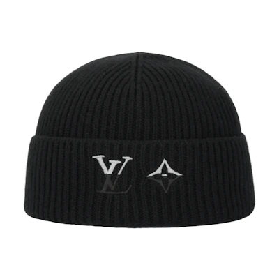 Louis Vuitton Monogram Cashmere Beanie Black M79081