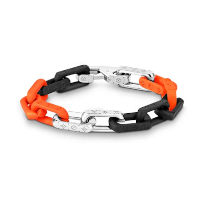 Louis Vuitton Monogram Chain Bracelet Silver