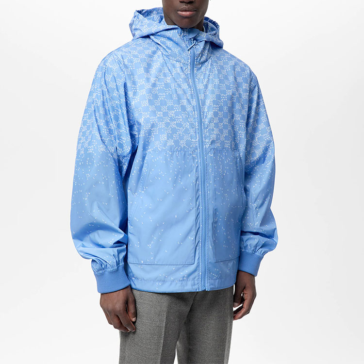 Details for 路易威登老花格紋防風外套藍色上衣 1AA7WG