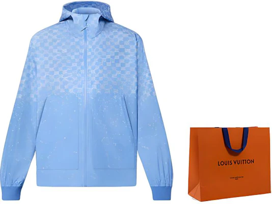路易威登老花格紋防風外套藍色上衣 1AA7WG Cheap 路易威登老花格紋防風外套藍色上衣 1AA7WG