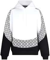 Louis Vuitton Monogram Circle Trim Hoodie Unisex White 1A5VHV Louis Vuitton Monogram Circle Trim Hoodie Unisex White 1A5VHV