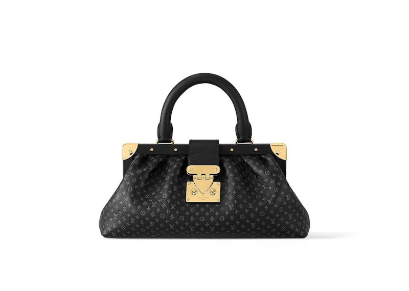 Louis Vuitton Monogram Clutch Black