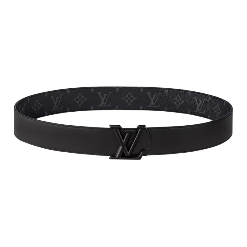 Lookbook 路易威登Monogram防刮帆布皮帶黑色4CM M8962T