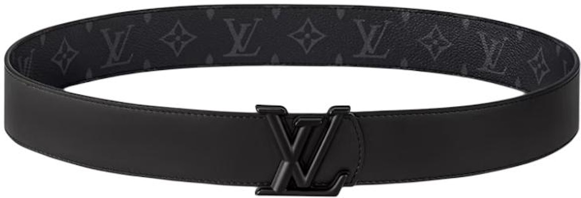 Cinturón Louis Vuitton Monogram Lona Revestida Negra 4CM M8692 Lookbook Cinturón Louis Vuitton Monogram Lona Revestida Negra 4CM M8692