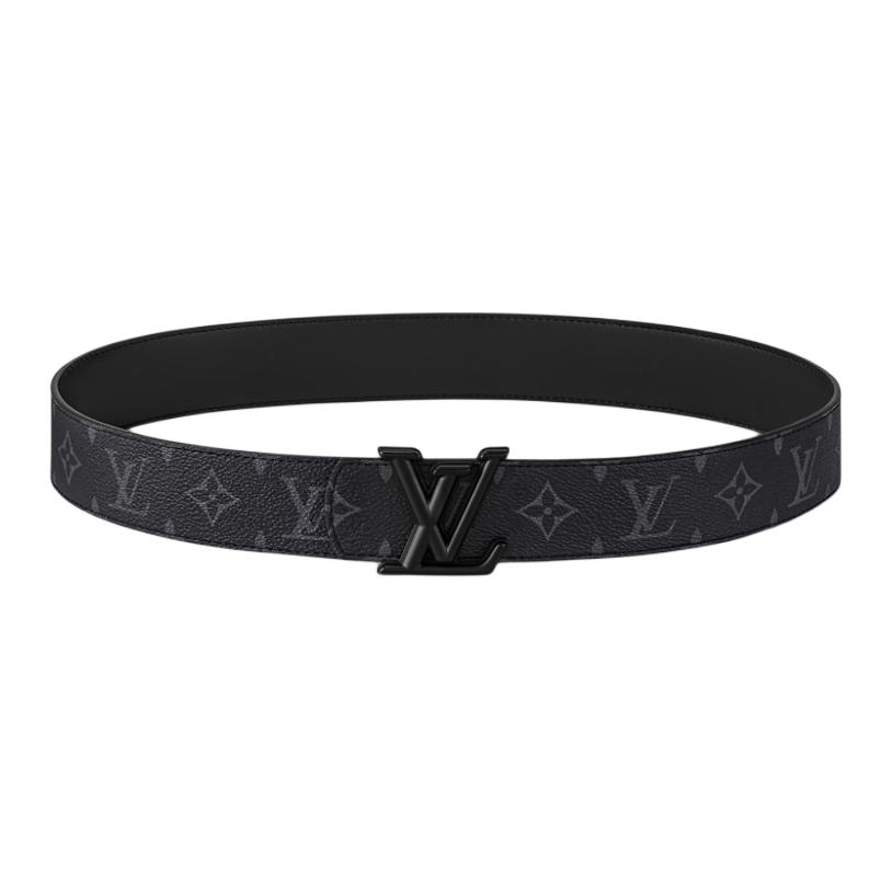 Louis Vuitton Monogram Coated Canvas Leather Belt Black 4CM M8962V 圖 2