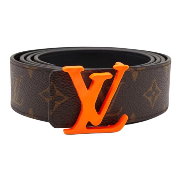 Louis Vuitton Monogram Coated Canvas Unisex Belt Brown - Couples' Style MP216T