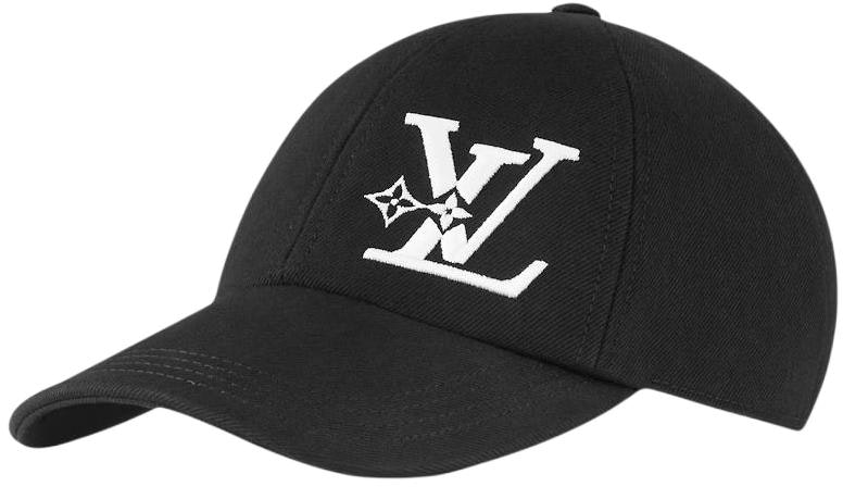 louis-vuitton-monogram-cotton-baseball-cap-unisex-black-m7608l