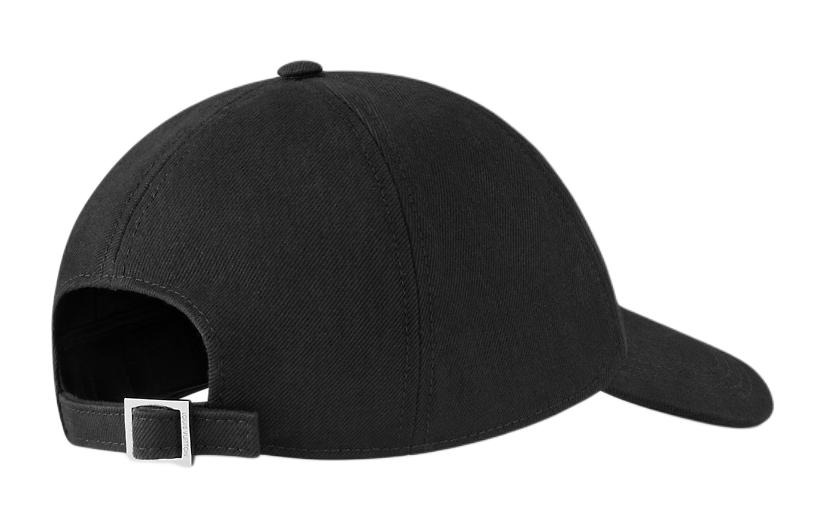 Shop LOUIS VUITTON Monogram Cotton Baseball Cap Unisex Black m7608l