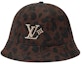 Buy LOUIS VUITTON Monogram Cotton Bucket Hat Tortoiseshell/Olive Green Mens. M5253