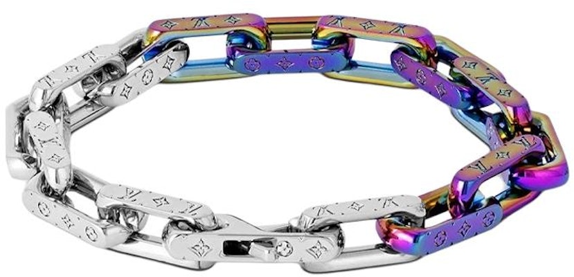 루이비통 모노그램 쿠바 체인 멀티컬러 메탈 팔찌 M69467 Lookbook 루이비통 모노그램 쿠바 체인 멀티컬러 메탈 팔찌 M69467