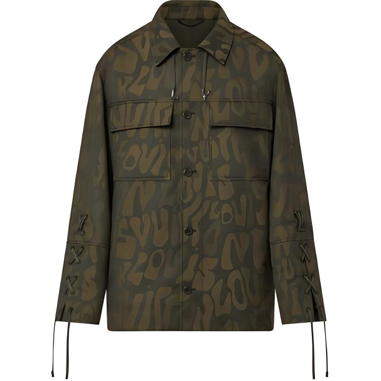 Louis Vuitton Monogram Cuff Long Sleeve Jacket Brown  Outerwear 1AAUTA