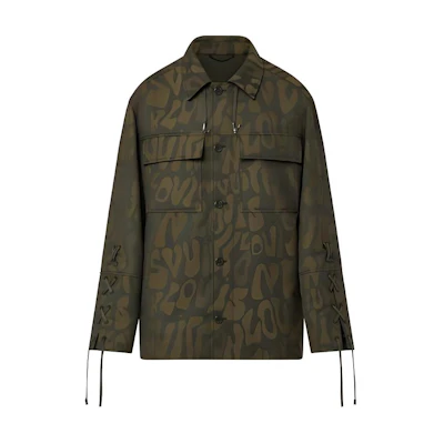 Louis Vuitton Monogram Cuff Long Sleeve Jacket Brown Outerwear 1AAUTA