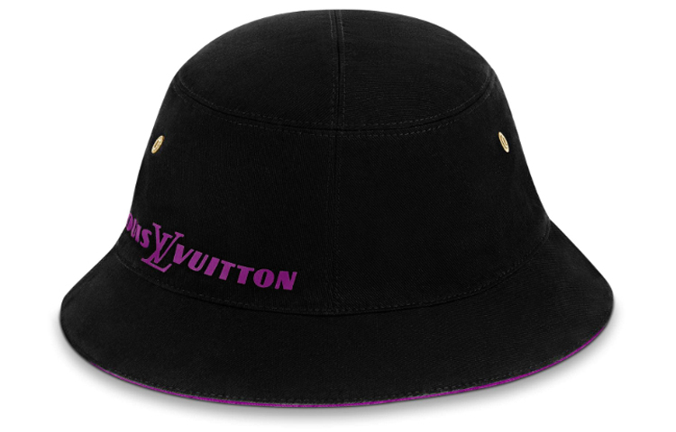 Lookbook 루이비통 모노그램 데님 블랙 퍼플 리버서블 버킷햇 유니섹스 MP2442