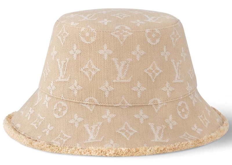 Buy Sombrero Louis Vuitton Monogram Denim Beige Sable.