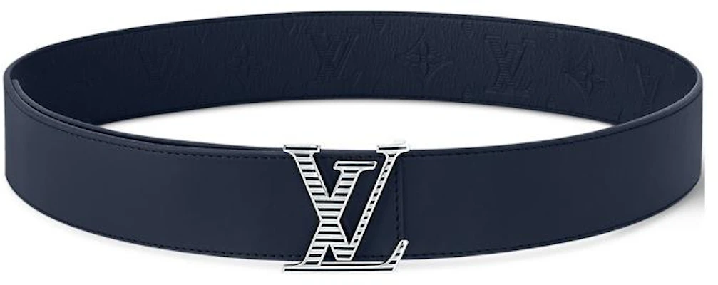 路易威登 Monogram 藍色皮帶 4CM 寬 m8633u Lookbook 路易威登 Monogram 藍色皮帶 4CM 寬 m8633u