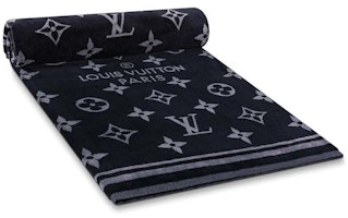 Louis Vuitton Monogram Eclipse Beach Towel Black Louis Vuitton Monogram Eclipse Beach Towel Black