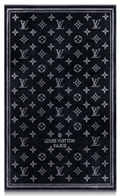 Louis Vuitton Monogram Eclipse Beach Towel Black Order Louis Vuitton Monogram Eclipse Beach Towel Black