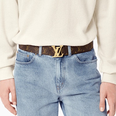 Cinturón de Cuero Marrón Louis Vuitton Monogram Grabado Hebilla 4cm Hombre. M0422 Sizing Cinturón de Cuero Marrón Louis Vuitton Monogram Grabado Hebilla 4cm Hombre. M0422