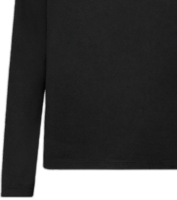 LOUIS VUITTON Monogram Embroidered Black Crewneck Long Sleeve T-Shirt SS23 1AATB6 Details for LOUIS VUITTON Monogram Embroidered Black Crewneck Long Sleeve T-Shirt SS23 1AATB6