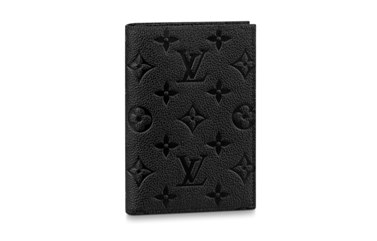 Order LOUIS VUITTON Monogram Empreinte Black Leather Passport Cover Unisex. M63914