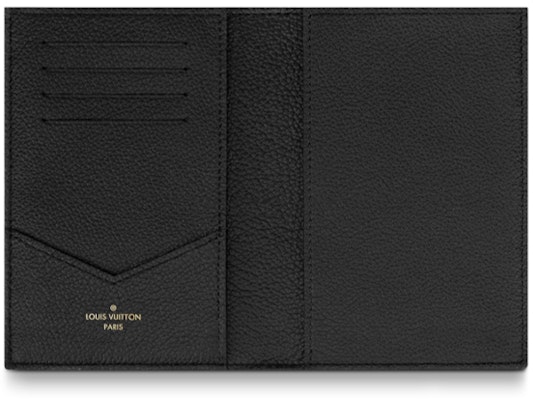 LOUIS VUITTON Monogram Empreinte Black Leather Passport Cover Unisex. M63914 Purchase LOUIS VUITTON Monogram Empreinte Black Leather Passport Cover Unisex. M63914