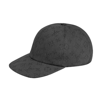 LOUIS VUITTON Monogram Essential Logo Print Cotton Blend Cap M76584