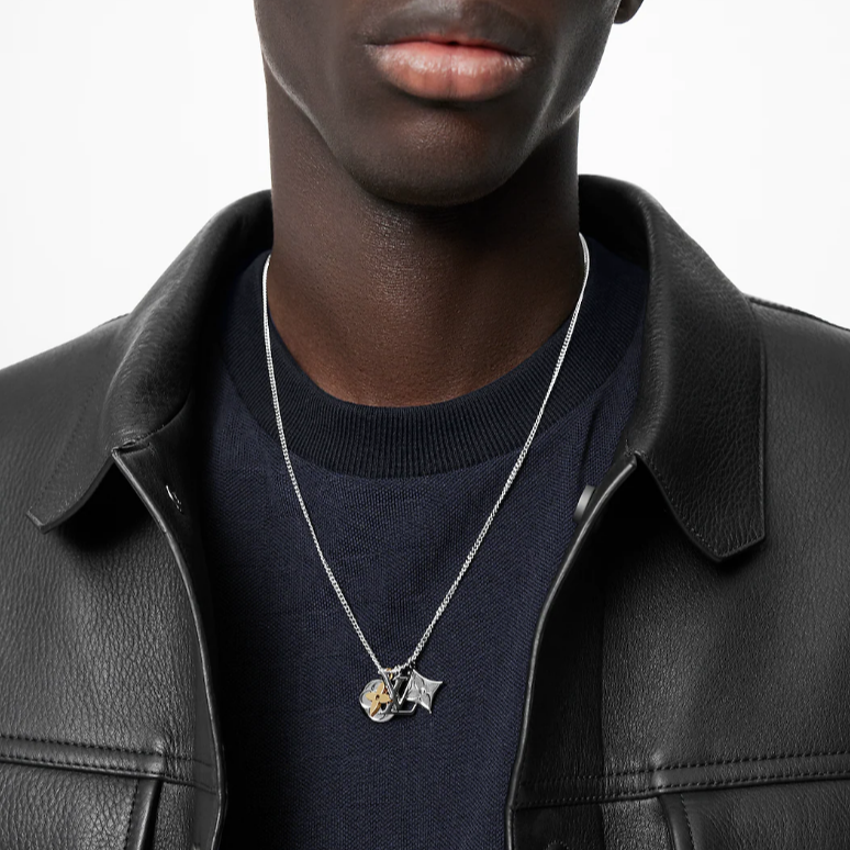 Louis Vuitton Monogram Floral Metal Necklace Unisex M00521-RM1211 圖 4