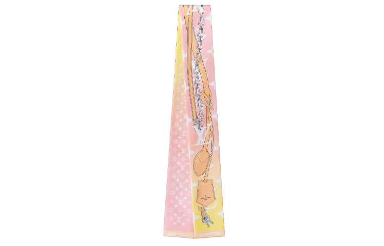 Louis Vuitton Monogram Gradient Bandeau Scarf Headband Unisex Couples Style M76780